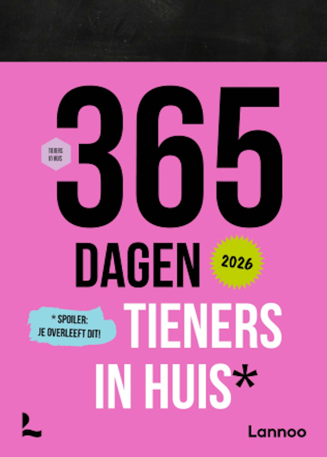 365 dagen Tieners in huis - scheurkalender 2026 - cover
